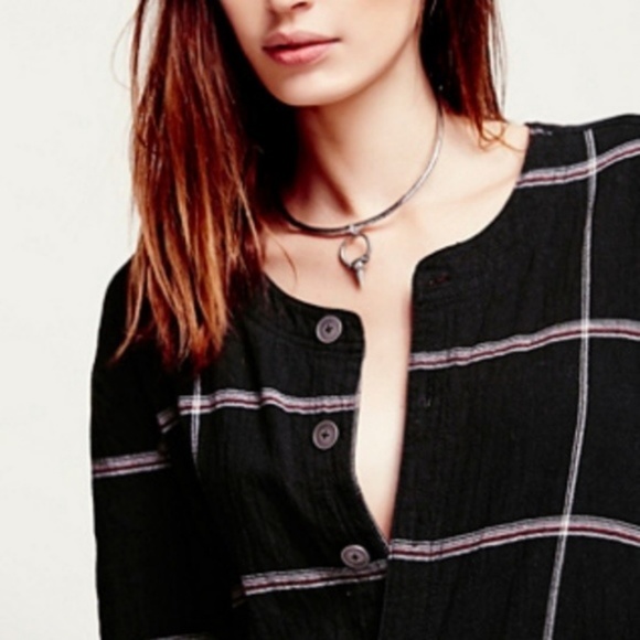 FP Keep It In Check Relaxed Piece Plaid Jumpsuit - Picture 4 of 8